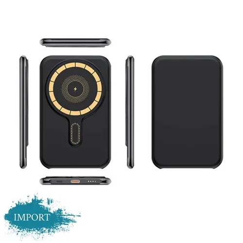 Powerbank Magnétique Sans Fil 5000mAh - Ultra Fin Personnalisable