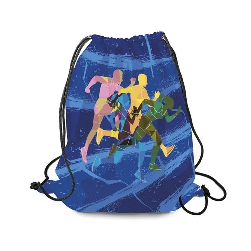 Sac à dos à cordon en coton recyclé 100% personnalisable