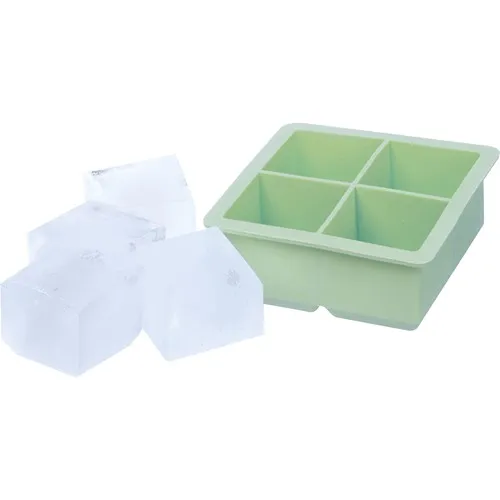 Moule à Glaçons XXL Personnalisable - 4 Compartiments avec Couvercle