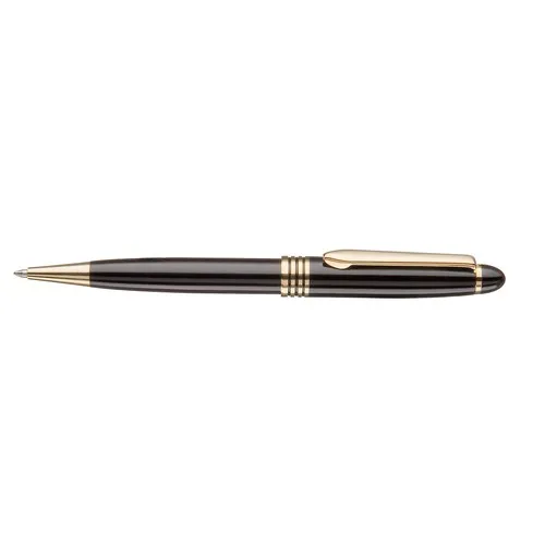 Stylo Bille Métal Premium Noir et Doré - Personnalisable