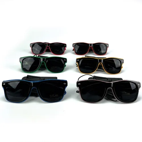 Lunettes LED Lumineuses 6 Coloris - Personnalisables par Sérigraphie