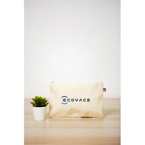 Trousse Coton Zippée Française - Personnalisable Éco-responsable