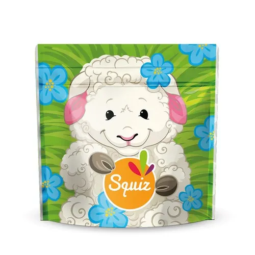 Sac à goûter réutilisable personnalisable avec fermeture scratch ou zip