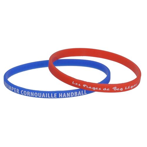 Bracelet Silicone Fin Personnalisé - Événementiel & Communication
