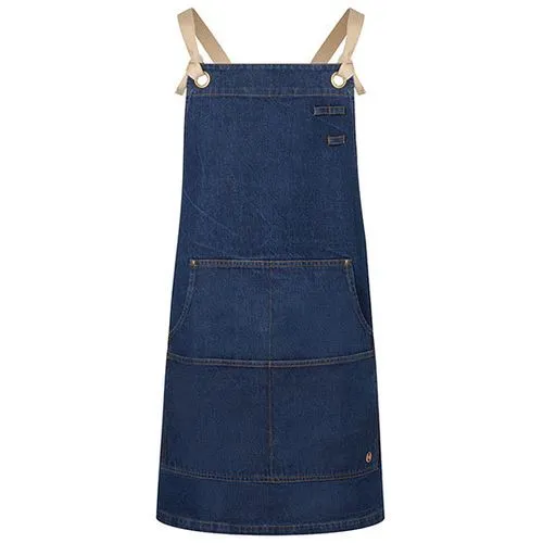Tablier Denim Urban-Style - Bavette Professionnelle Personnalisable