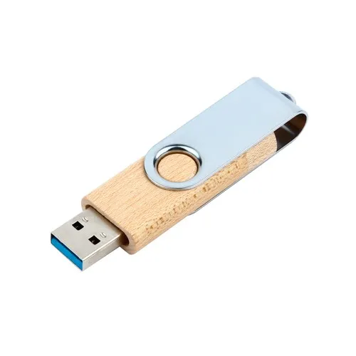 USB DUAL Bamboo Type C 3.0 64GB Bambou clair