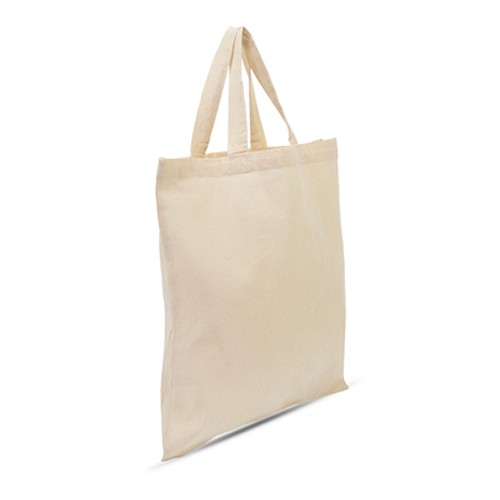Sac Shopping Coton 140g Personnalisable | Anses Courtes 37x42cm