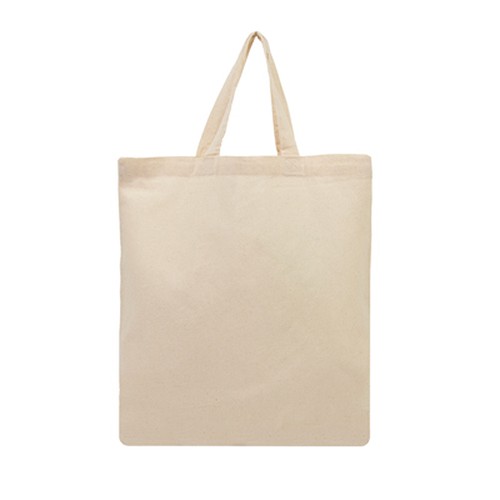 Sac Shopping Coton 140g Personnalisable | Anses Courtes 37x42cm
