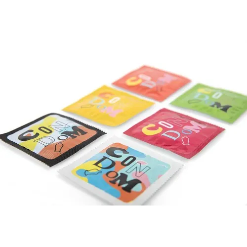 Préservatif personnalisé avec impression quadri - Sachet de 100