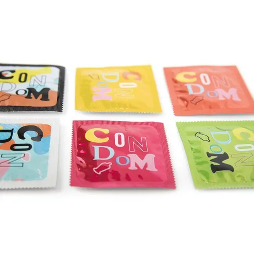 Préservatif personnalisé avec impression quadri - Sachet de 100