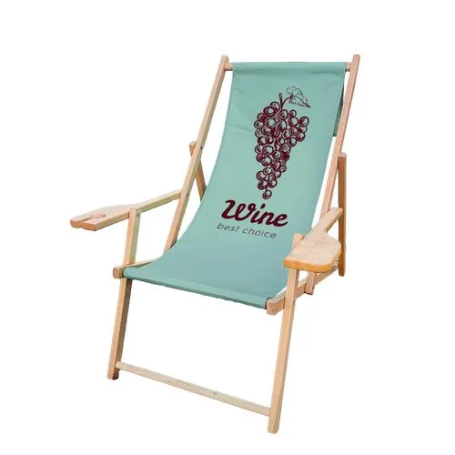 Transat publicitaire personnalisé avec porte-verre intégré