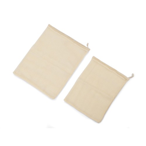 Set de 2 Sacs Réutilisables en Coton Personnalisables