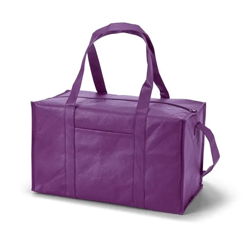 Sac de Sport Violet Personnalisable - Poche Frontale