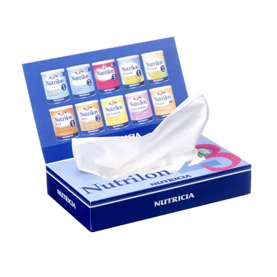 Boîte de mouchoirs personnalisée 50 unités - Communication visuelle