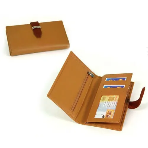 Porte-monnaie cuir suédé personnalisable - Cadeau client premium