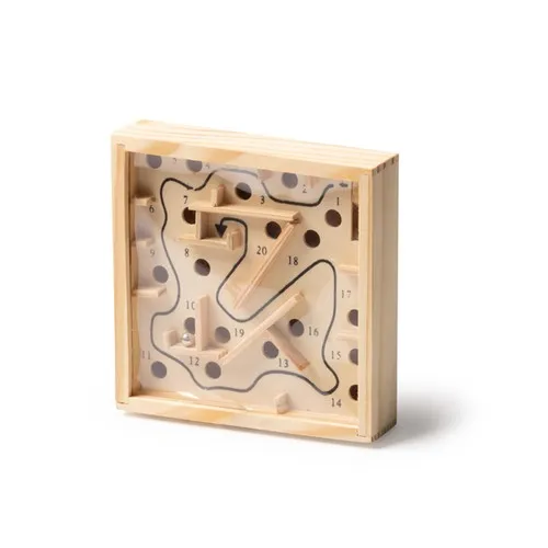Jeu d'Adresse en Bois Personnalisable - Labyrinthe 20 Obstacles