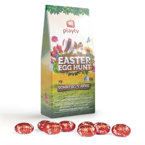 LAPIN DE PÂQUES VEGAN dans une carte personnalisable