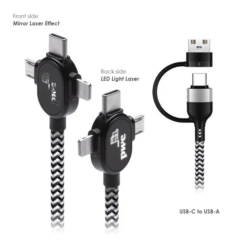 Câbles de charge et de données 6en1