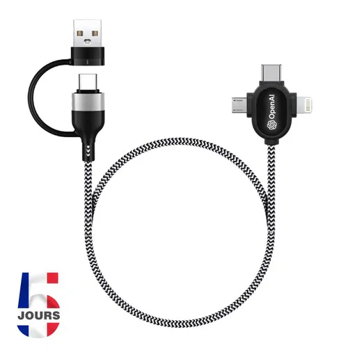 Câbles de charge et de données 6en1