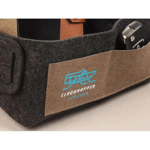 Sac en Feutre Personnalisable - 2 Poches et Poignées