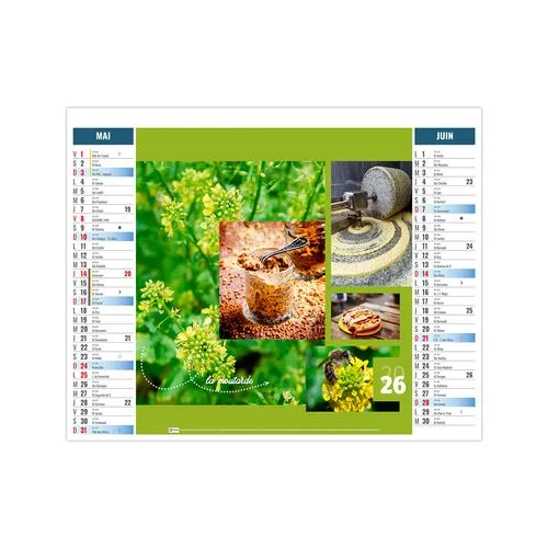 2EN1 - BOUQUET 2026 - SMALL 330 x 470 mm - MARQUAGE 1 COULEUR