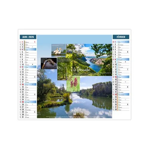 2EN1 - DEBIT 2026 - SMALL 330 x 470 mm - MARQUAGE 1 COULEUR