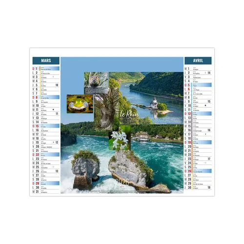 2EN1 - DEBIT 2026 - SMALL 330 x 470 mm - MARQUAGE 1 COULEUR