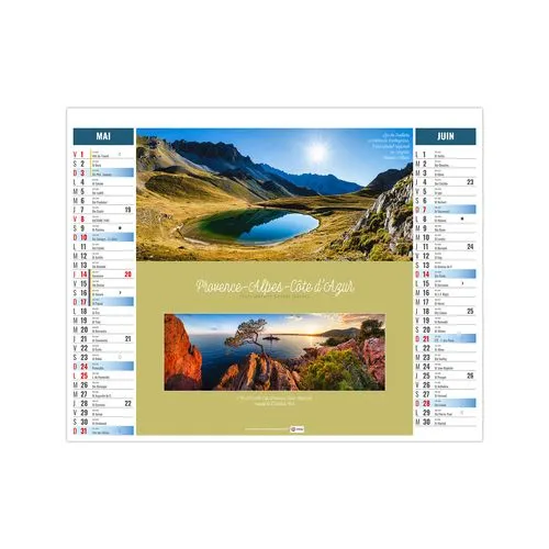 2EN1 - ECHAPPEES 2026 - SMALL 330 x 470 mm - MARQUAGE 1 COULEUR