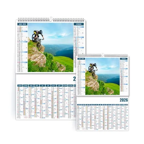 2EN1 - ULTRA 2026 - SMALL 330 x 470 mm - MARQUAGE 1 COULEUR