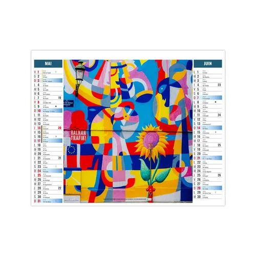 2EN1 - URBAIN 2026 - XXL 474 x 700 mm - MARQUAGE 1 COULEUR