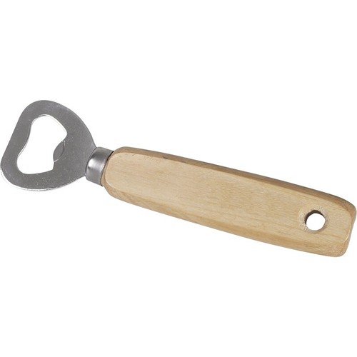Ouvre-bouteille en bois de hêtre personnalisable