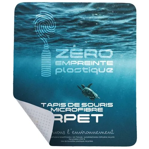TAPIS DE SOURIS MICROFIBRE RPET