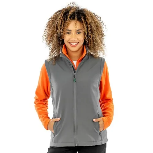 Gilet en softshell recyclé 2 couches imprimable Femme