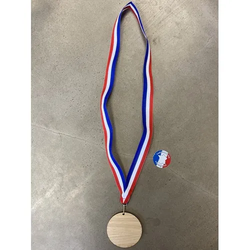 Médaille en Bois de Chêne Personnalisée - Fabrication Française