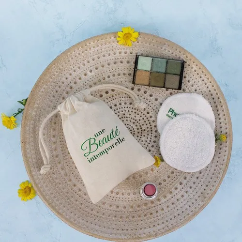 Kit Démaquillant Écologique Personnalisable en Coton Bio
