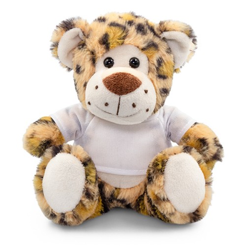 Peluche Panthère avec T-shirt Personnalisable - Cadeau Publicitaire