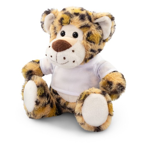 Peluche Panthère avec T-shirt Personnalisable - Cadeau Publicitaire