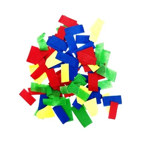 3 canons à confettis 11 cm mix Magic school PAPIER DE SOIE