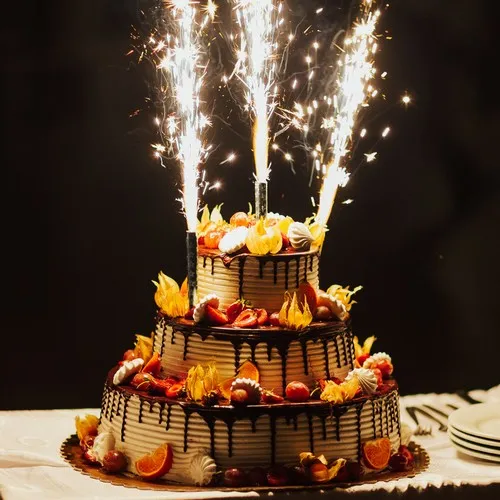 3 Fontaines étincelantes 12 cm 45 sec. en boite