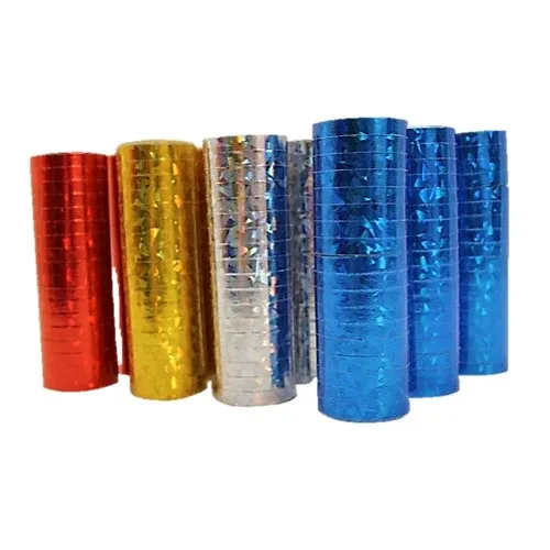 3 Serpentins x18 hologramme 4m OR