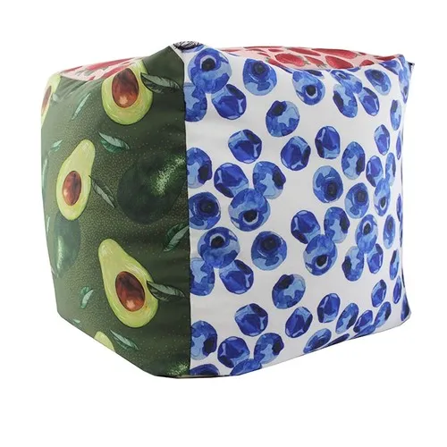 Pouf RPET Personnalisable 6 Faces - Éco-responsable et Sur-Mesure