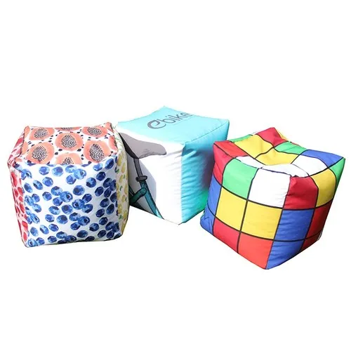 Pouf RPET Personnalisable 6 Faces - Éco-responsable et Sur-Mesure