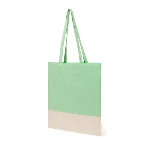Sac Shopping 100% Coton Recyclé Personnalisable - Vert