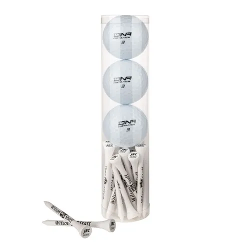 Tube cadeau premium avec balle de golf personnalisable