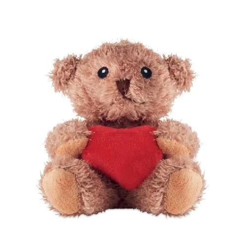 Petit Ours en Peluche avec Cœur Rouge - Cadeau Publicitaire