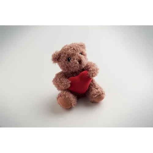 Petit Ours en Peluche avec Cœur Rouge - Cadeau Publicitaire