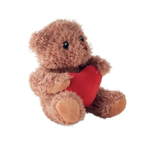 Petit Ours en Peluche avec Cœur Rouge - Cadeau Publicitaire