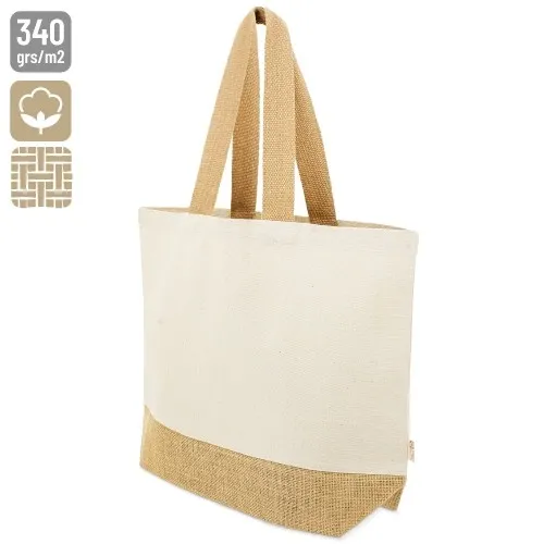 SAC EN COTON ET JUTE "MISHA"