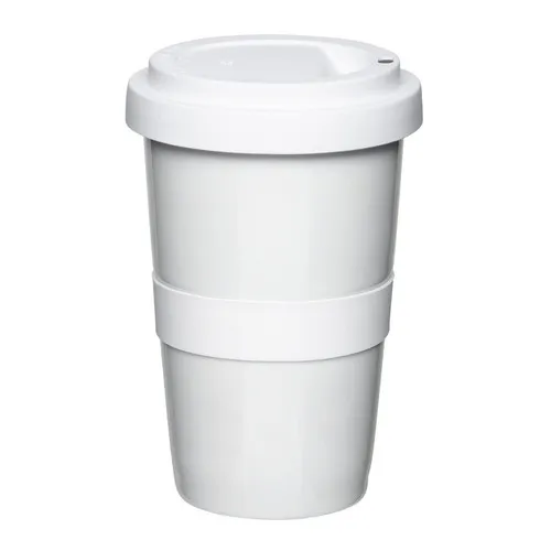 Mug Coffee to Go 345ml Porcelaine avec Manchon Silicone Personnalisable
