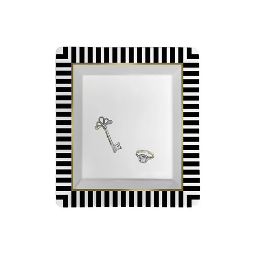 Vide-Poche Porcelaine Personnalisable Décor Complet 2 Couleurs